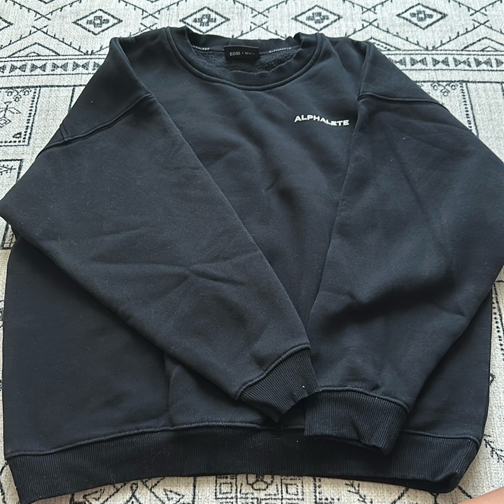 Alphalete Classic Crew - Black